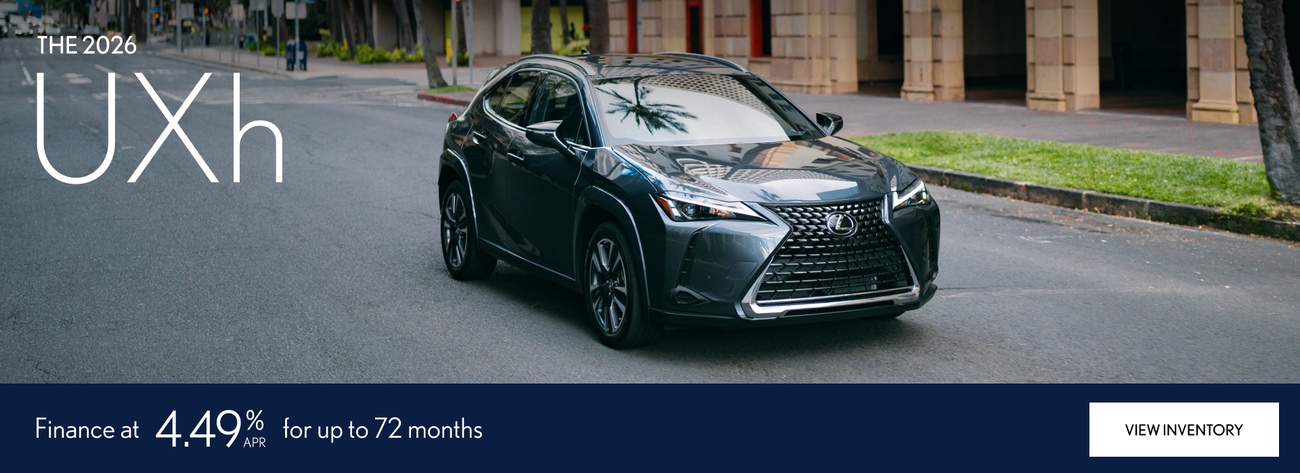 The 2026 UX Hybrid. 4.49% APR for up to 72 months.